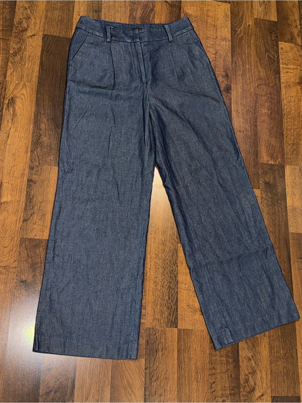 NWT Talbots Wide Leg Refined Denim Trouser Pants (size 8)